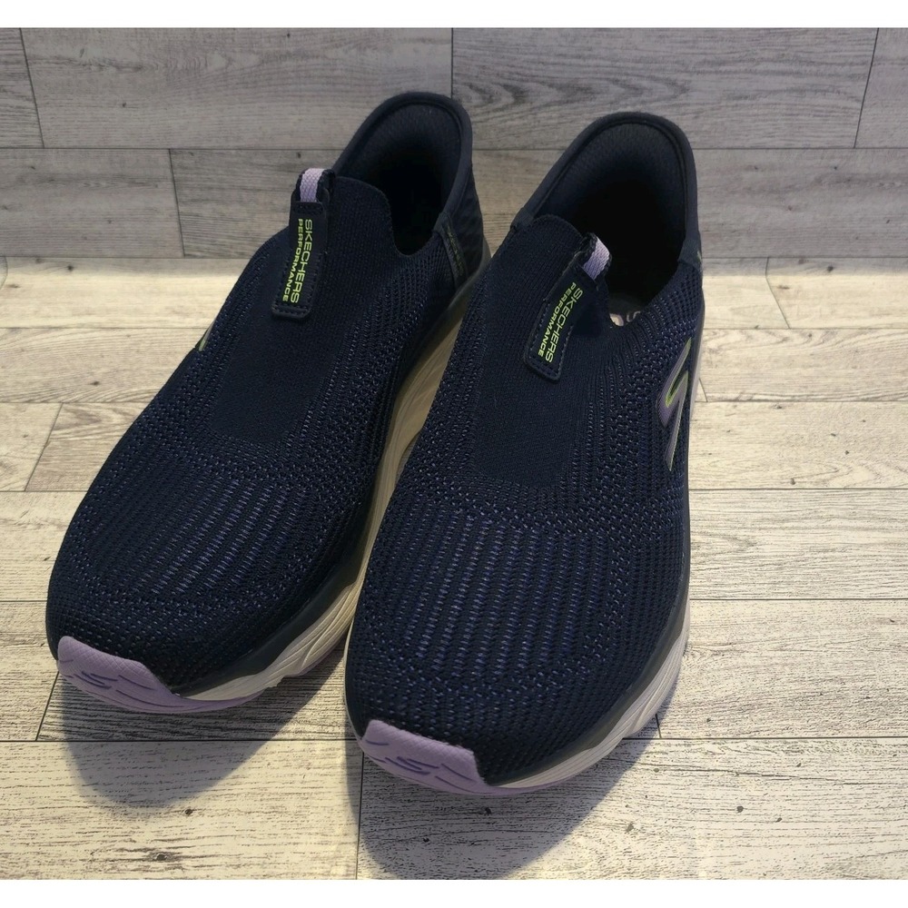 Skechers Women's Slip-Ins Max Cushion Elite Walking Shoes Navy Size 9